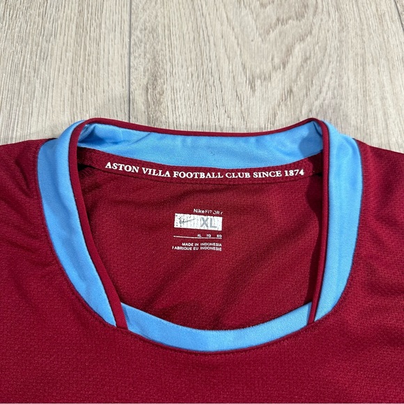 Aston Villa Home Shirt 2007-2008 Season Size XL - Picture 5 of 12